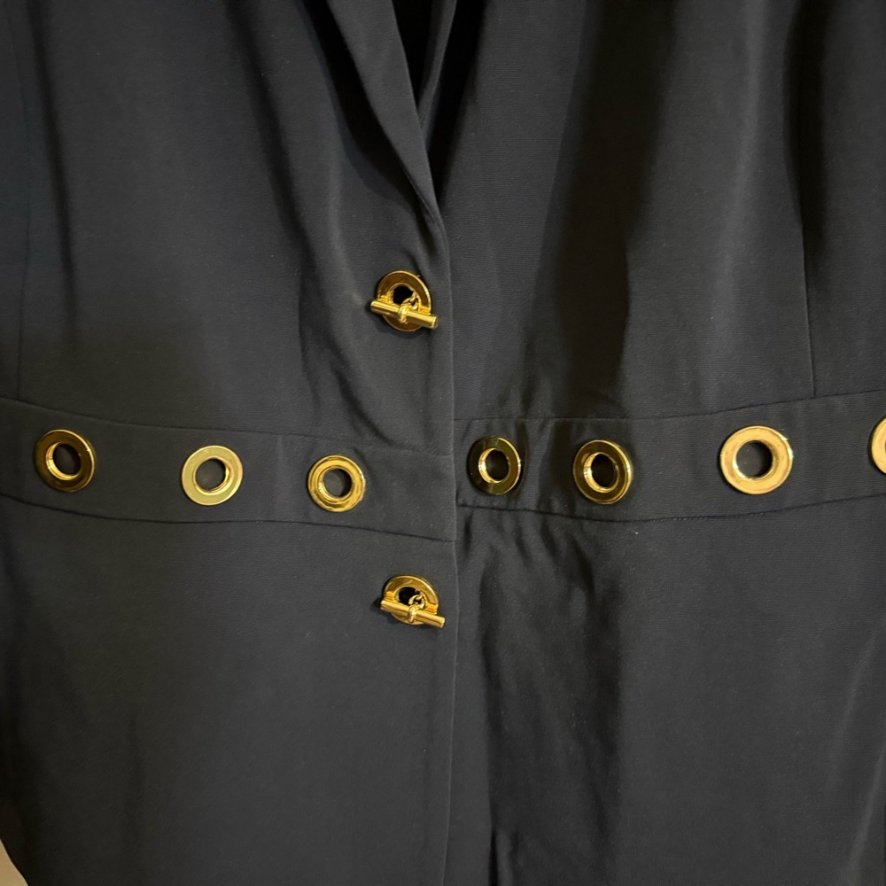 Doncaster Women's Black Blazer with Gold Accents NWT - Picture 7 of 7